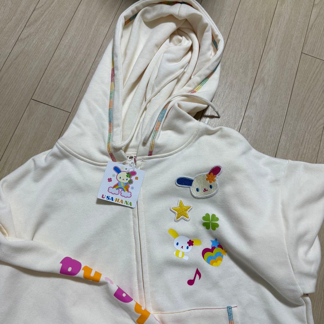 ウサハナ うさはな スピンズ SPINNS サンリオ パーカー ベージュ