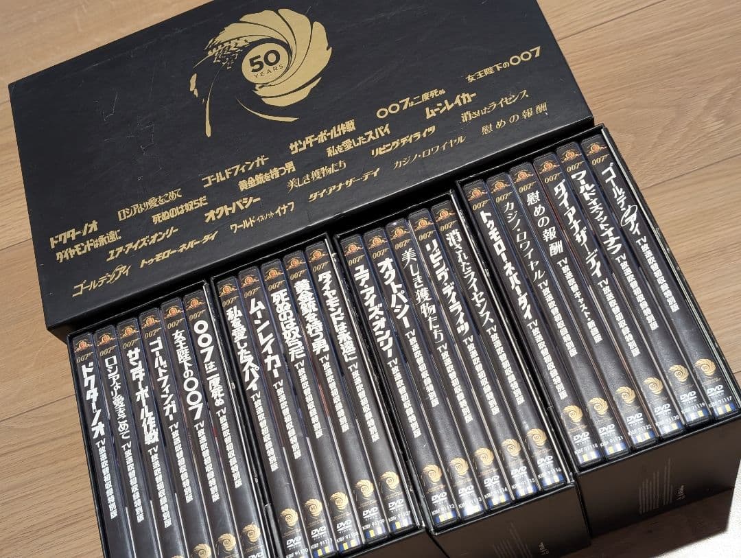 【中古】007シリーズ 50周年記念 第１期〜第４期　DVDボックスセット