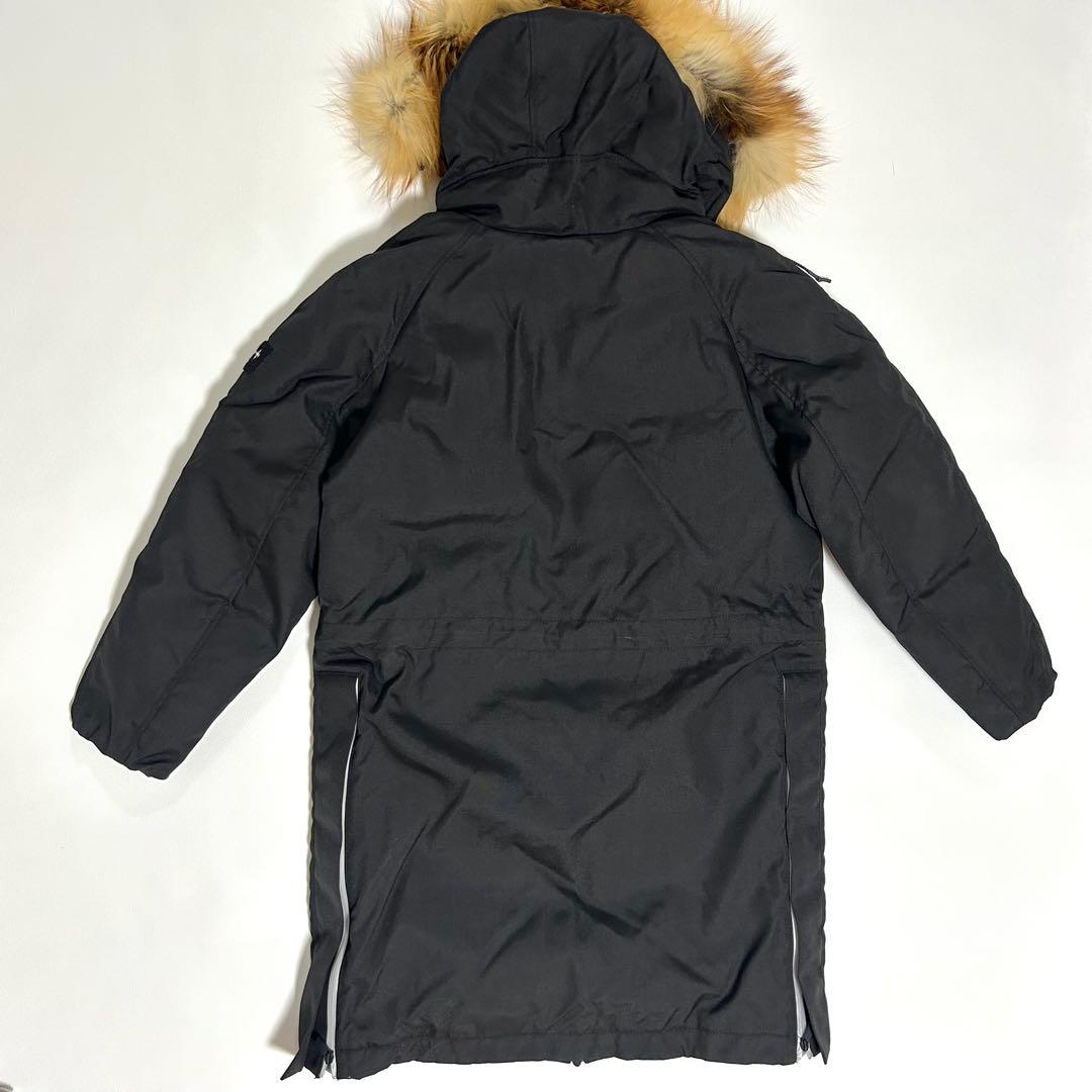 【極美品】TATRAS タトラス ボラスコ ダウンコート　ファー　黒 メンズ　3