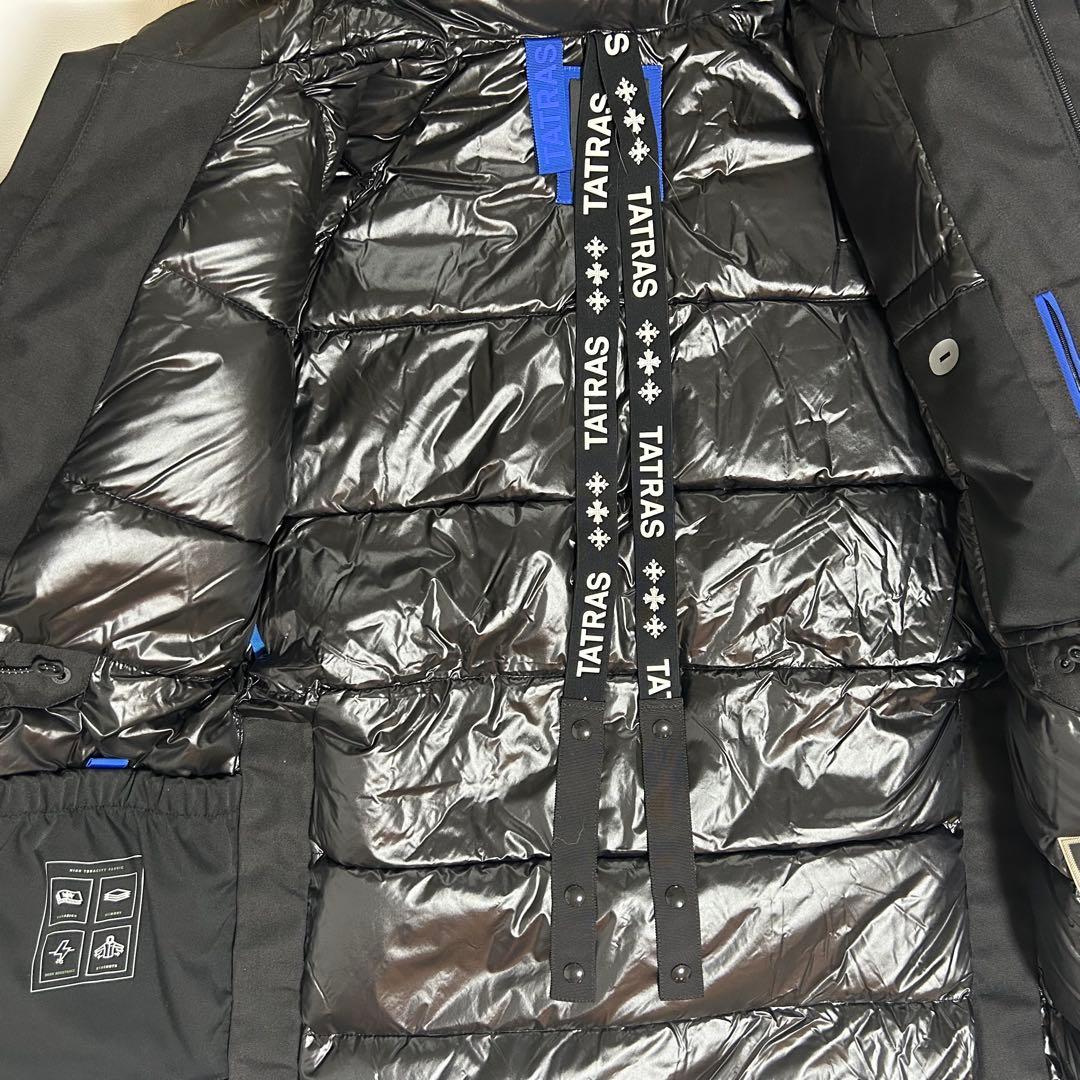 【極美品】TATRAS タトラス ボラスコ ダウンコート　ファー　黒 メンズ　3