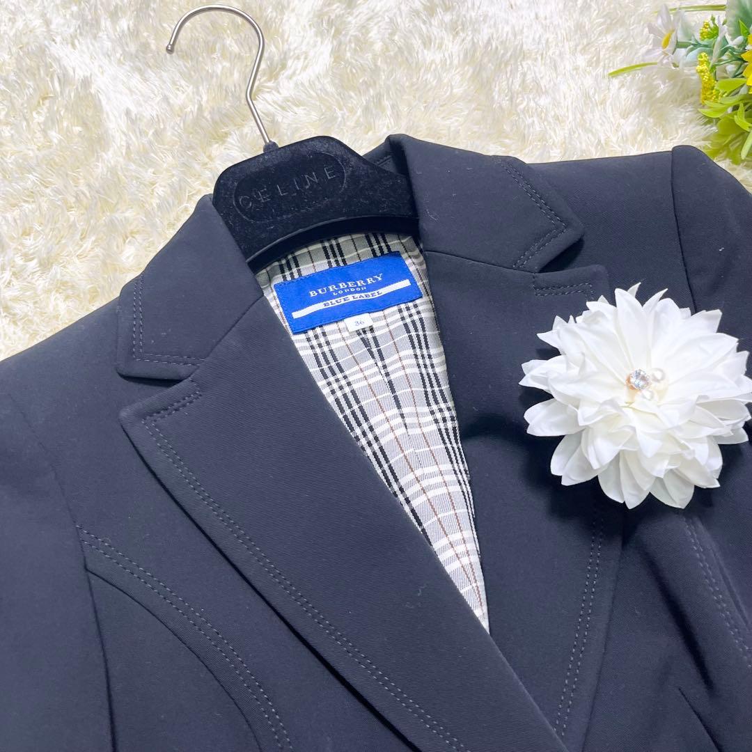 極美品★バーバリーブルーレーベル　140〜160 キッズ　入学式　セットアップ