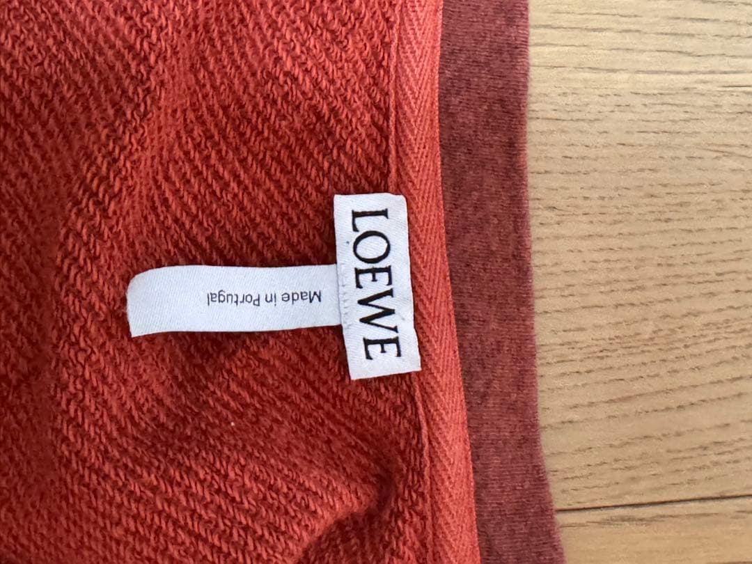 LOEWE ロエベ アナグラム ロゴ ロングスリーブ　スウェット　ダメージ加工