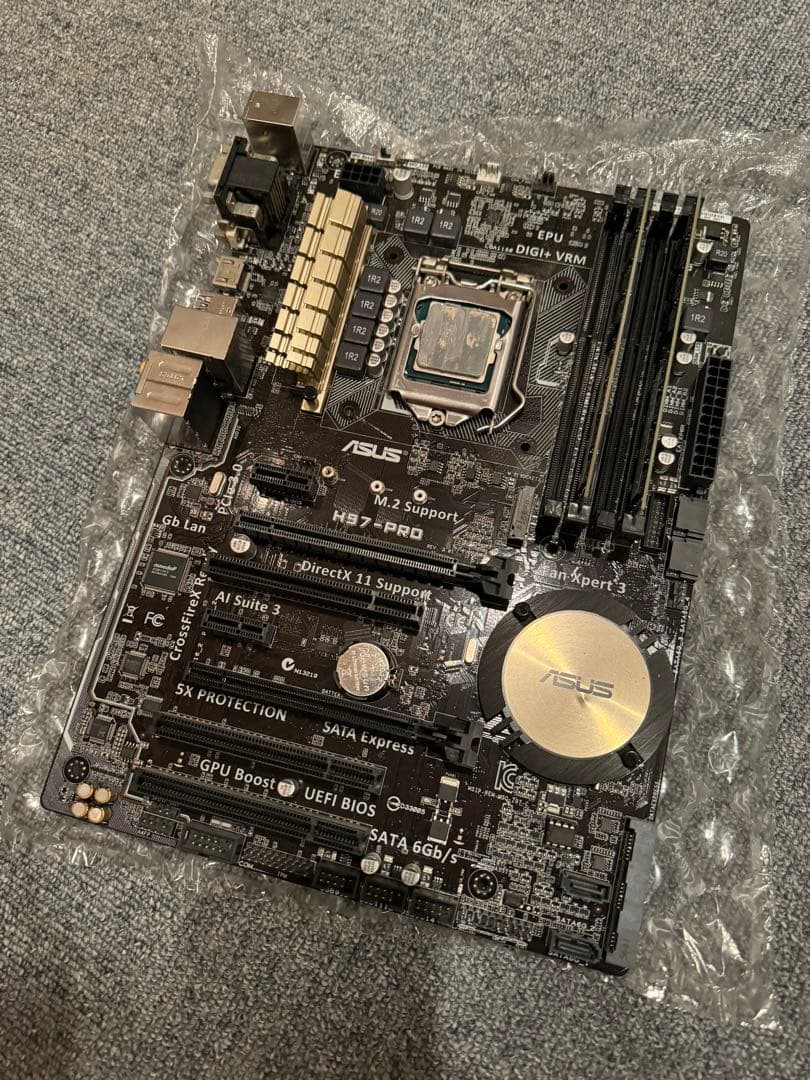 CPU Intel Core i7 4790k ASUS H97 pro