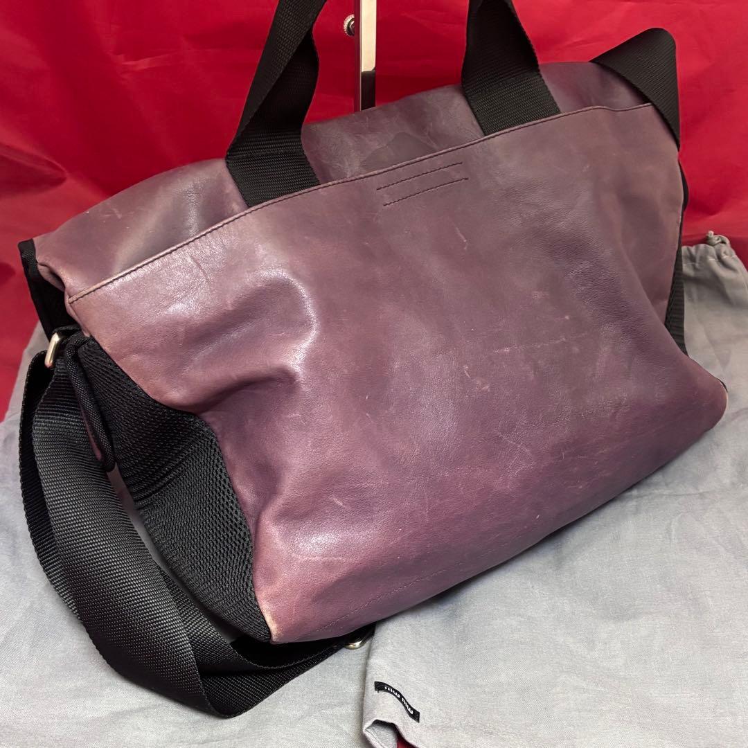 希少❗️miumiu☆アーカイブ！メッセンジャーバッグ・ショルダーバッグ2way！