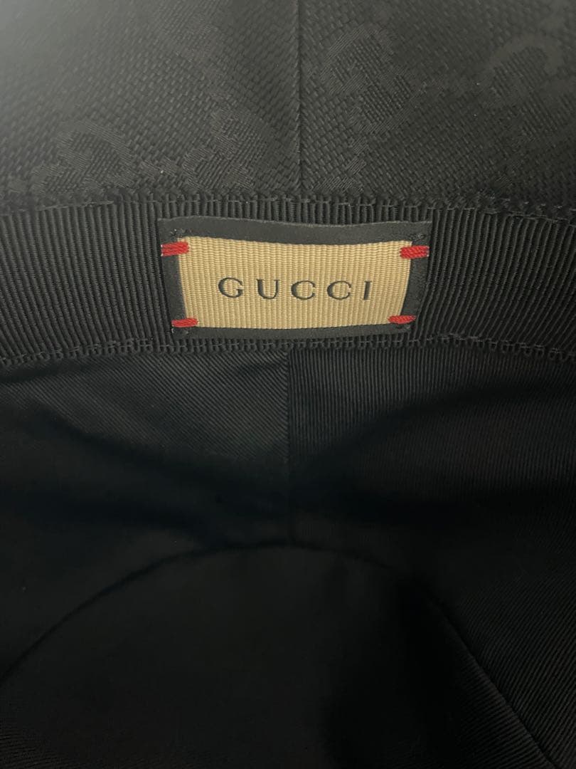 GUCCI バケットハット ブラック S 57cm