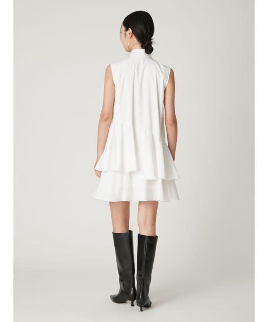 【新品未使用】Fray I.D リボンタイコンビニットチュニック グレー