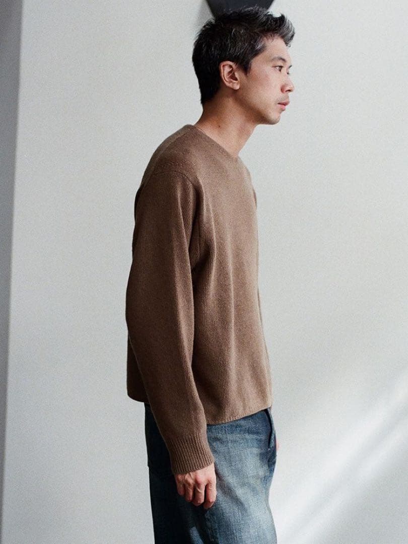 完売品！Cashmere Slouch V-neck M アームウォーマー込み