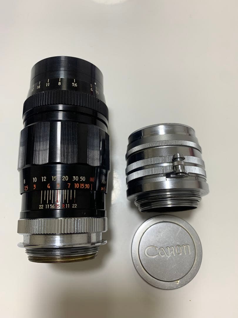Canon II S改＋50mm f1.8 ＋105mm f3.5