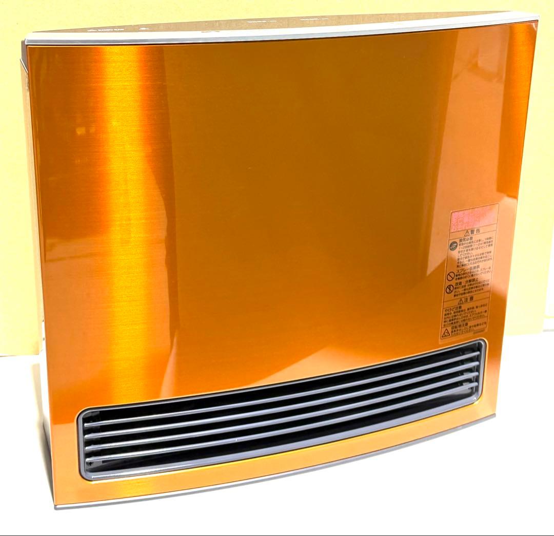 西部ガス(ノーリツ)都市ガス　ガスファンヒーター　オレンジ