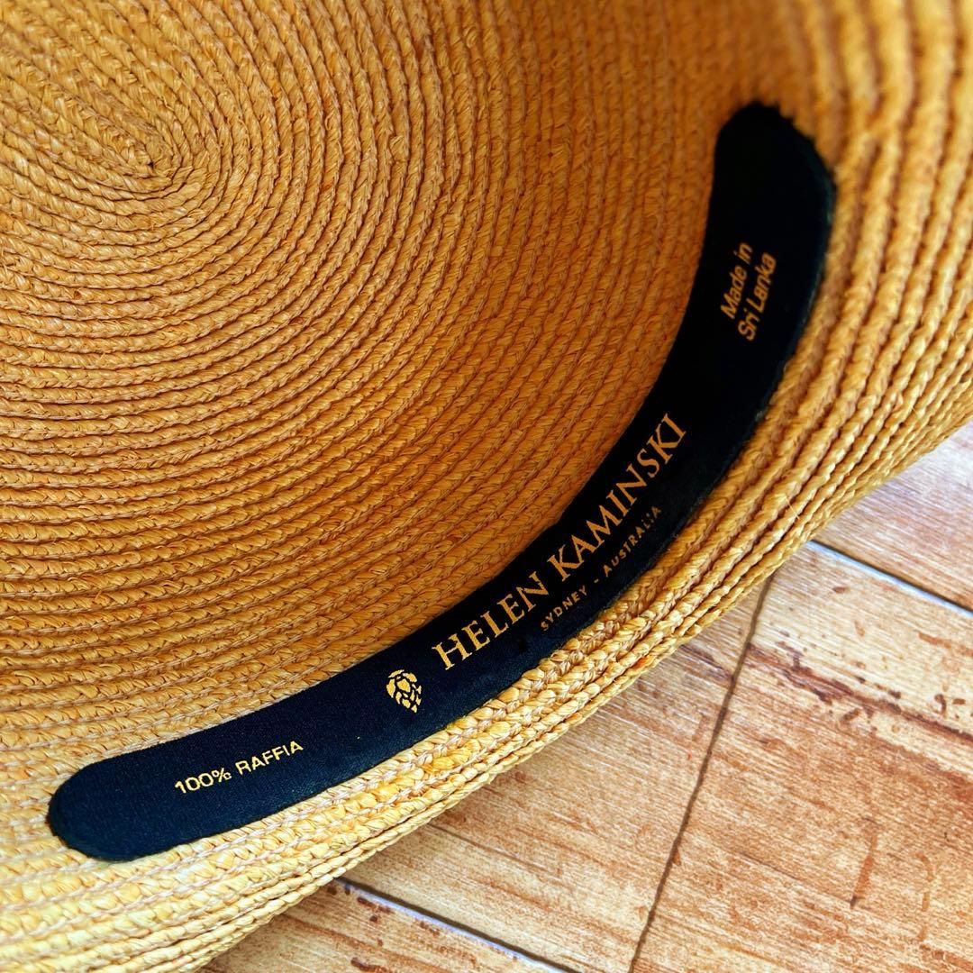 美品　ヘレンカミンスキー　ラフィアハット　プロヴァンス12 ナチュラル