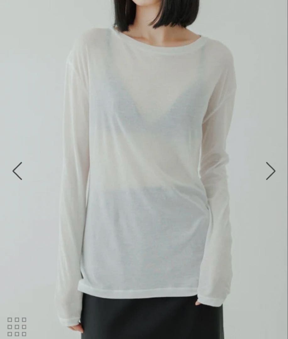 トップス yo BIOTOP Cotton sheer top size0