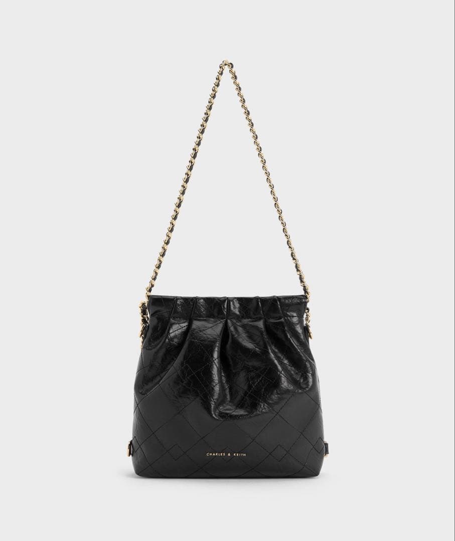 CHARLES & KEITH ブラック バッグ