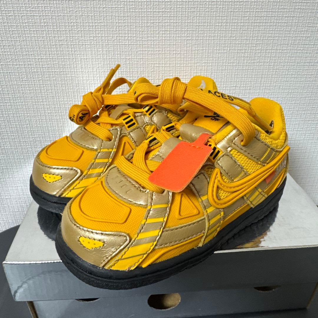 スニーカー NIKE RUBBER DUNK/ OW (TD) Off-White 14cm