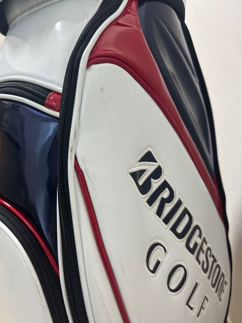 BRIDGESTONE GOLF キャディバッグとTOURSTAGEドライバー