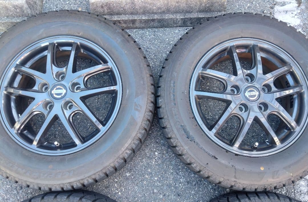 NISSAN 15インチ セレナC27純正 スタッドレスセット