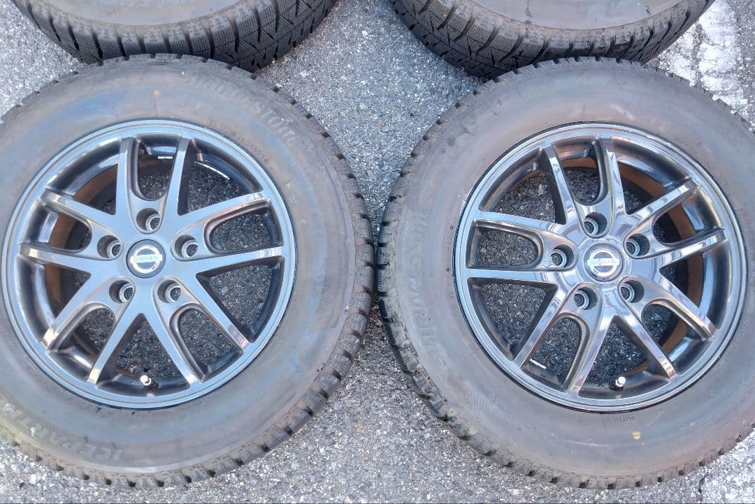NISSAN 15インチ セレナC27純正 スタッドレスセット