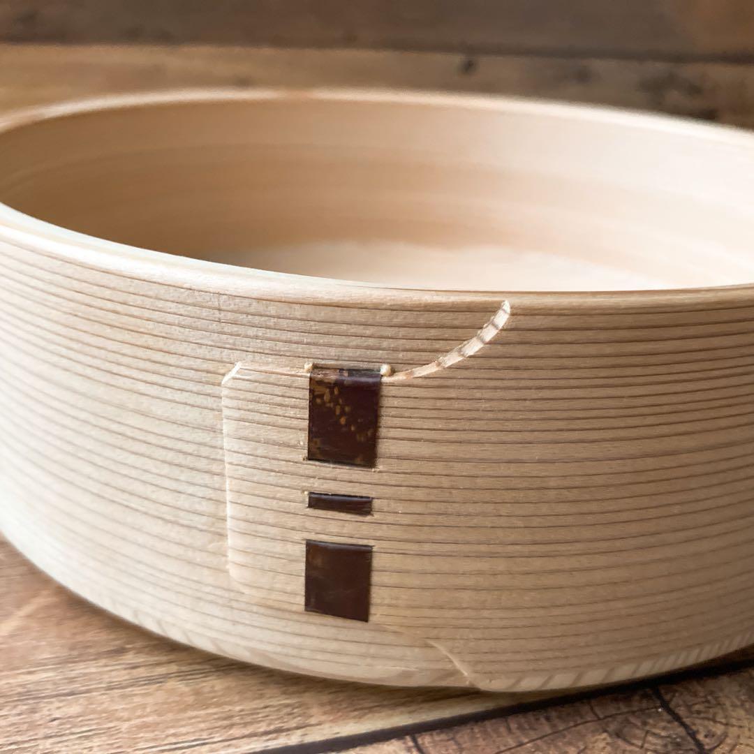 ウ*メ様 曲げわっぱ 柴田慶信商店　玉の湯弁当箱 秋田 大館 白木 天然杉