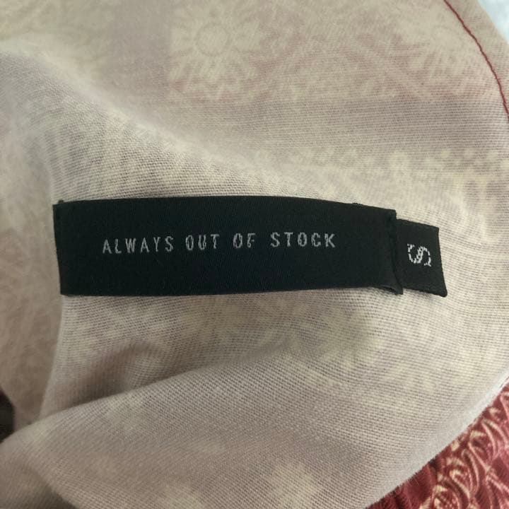 ALWAYS OUT OF STOCK ショートパンツ ペイズリーショーツ