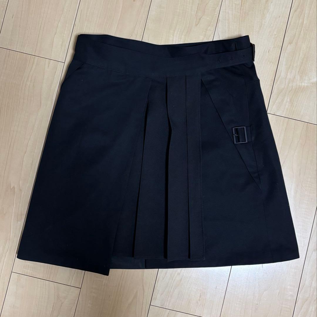 sublations SUPER140 WRAP GURKHA SKIRT 黒
