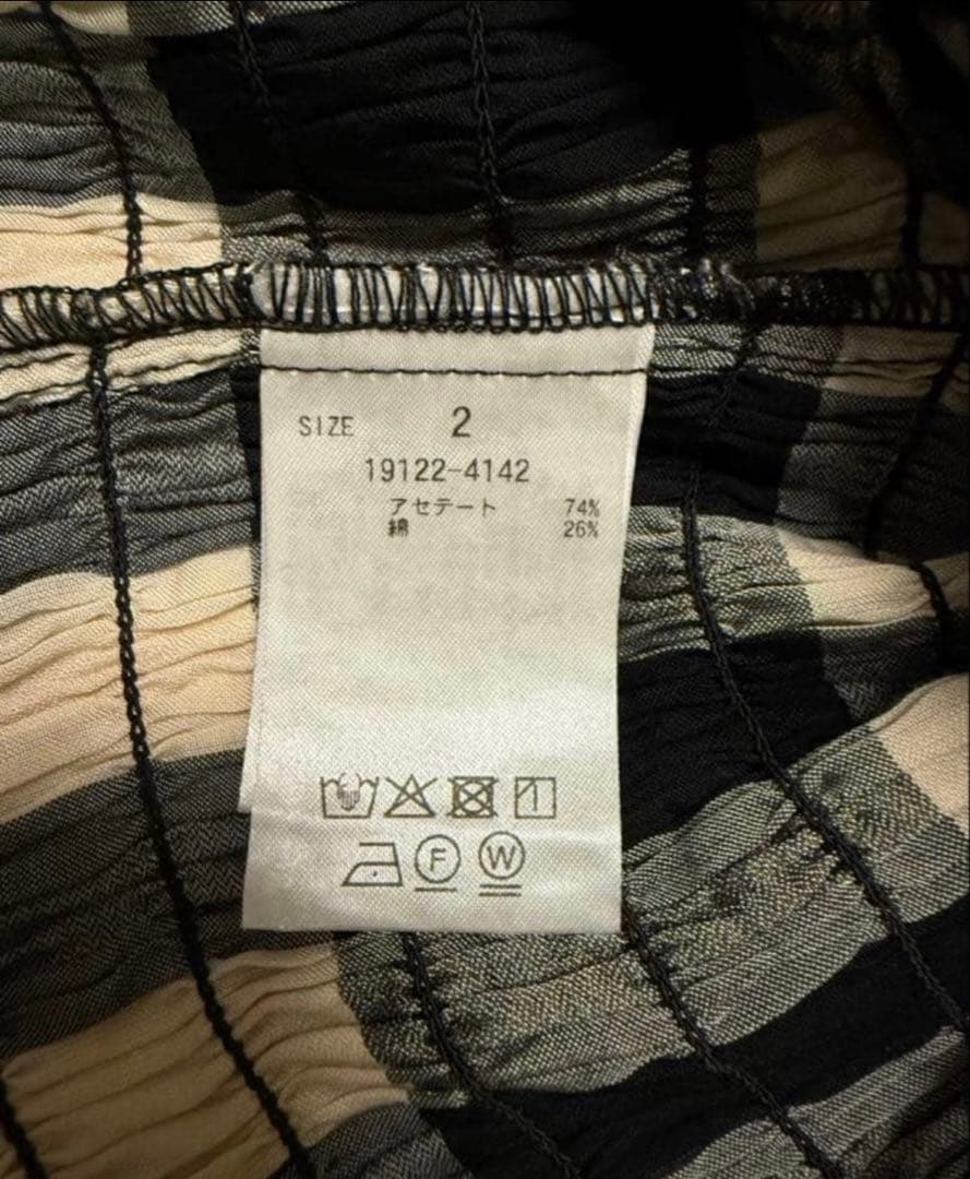 【正規品】CLANE SHIRRING DESIGN BLOUSE size2