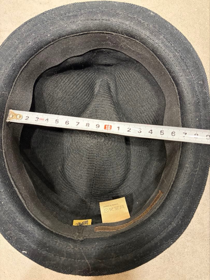 arth（アース）黒のフェドーラハット