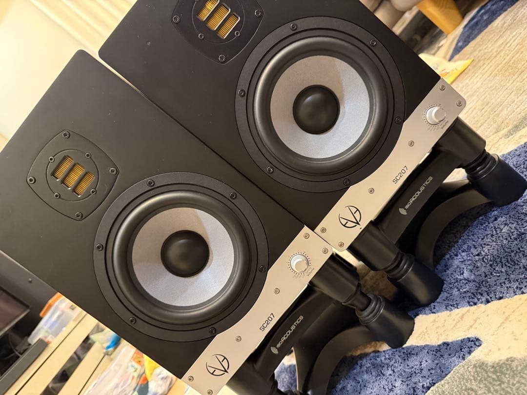 EVE Audio SC207 スタジオスピーカー ペア スタンド付