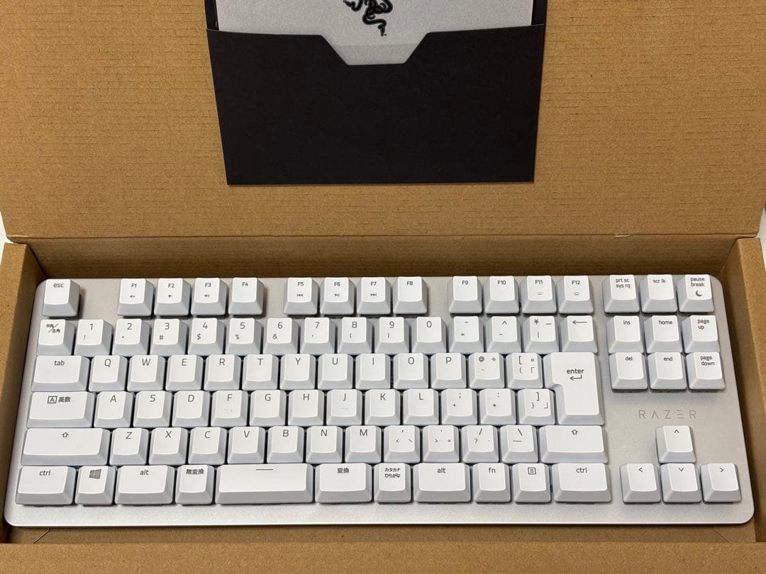 【美品】Razer BlackWidow Lite ホワイトゲーミングキーボード