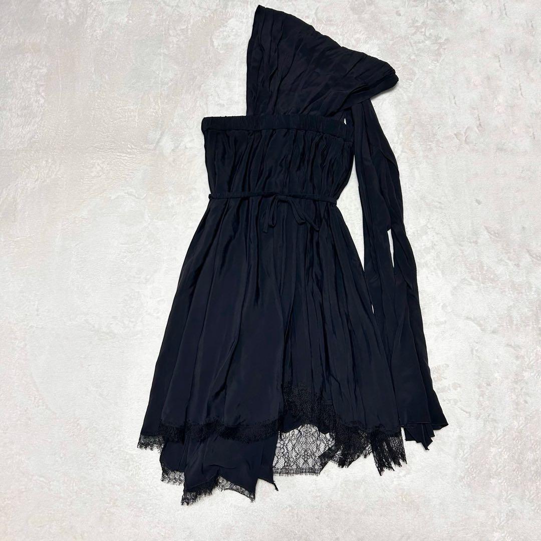 未使用タグ付き N°21 ヌメロヴェントゥーノ シルク混 カクテルドレス 36