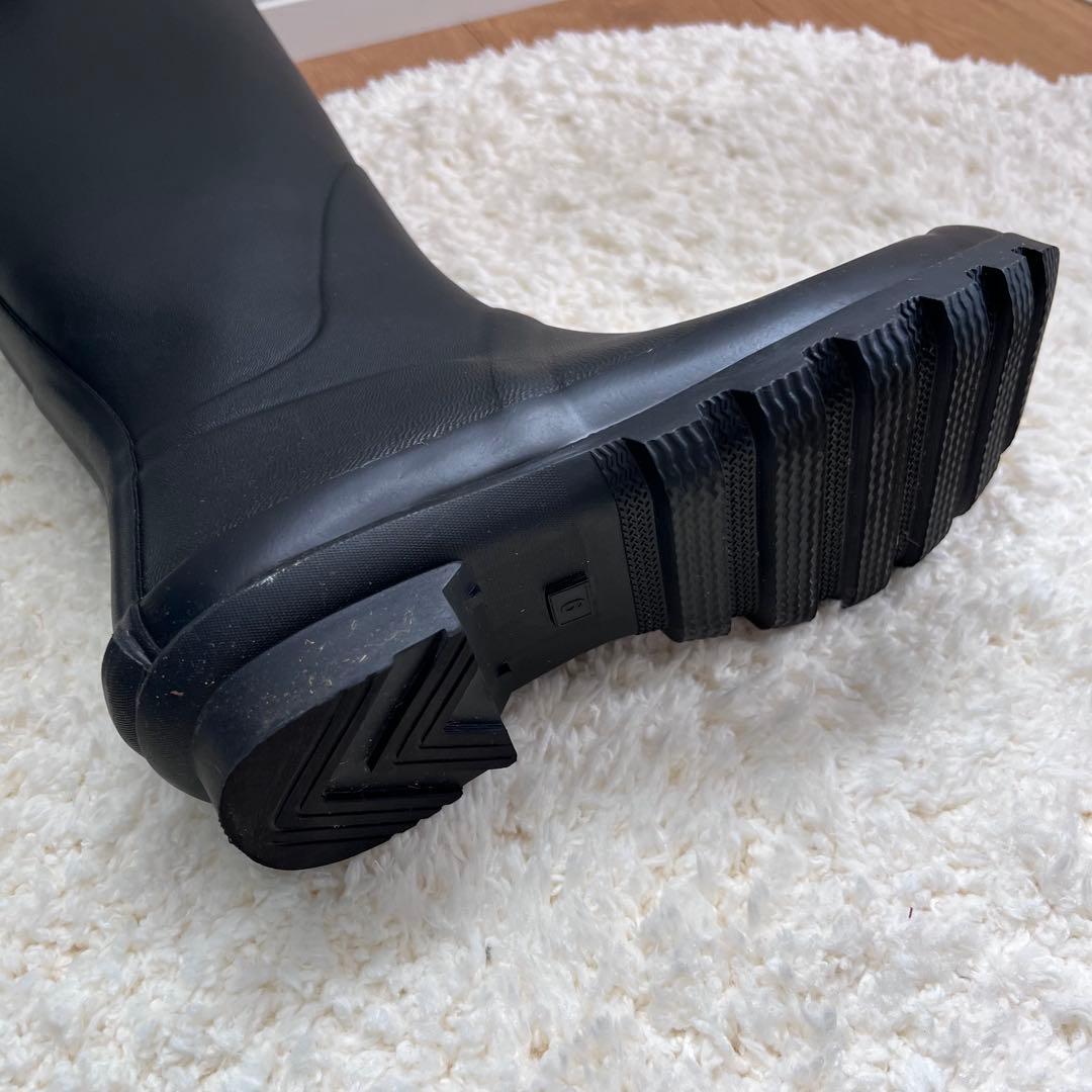 Barbour bebe 長靴 黒 チェック柄 UK6