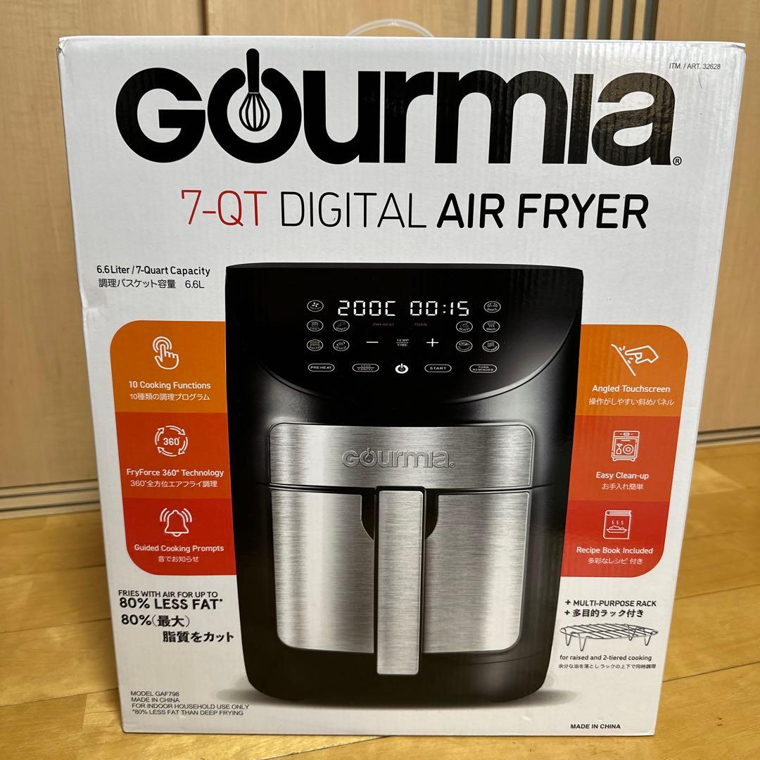 <2回だけ使用>Gourmia 7-QT Digital Air Fryer