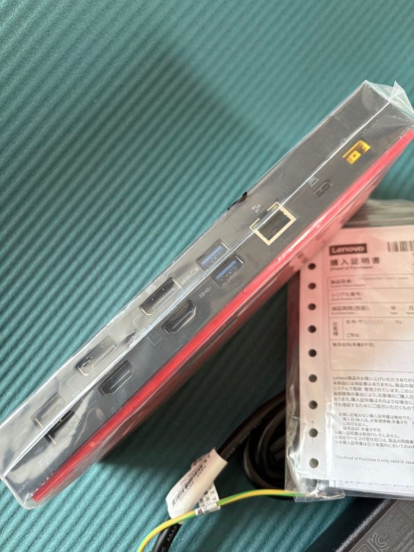 【新品未使用】Lenovo ThinkPad ドッキングステーション