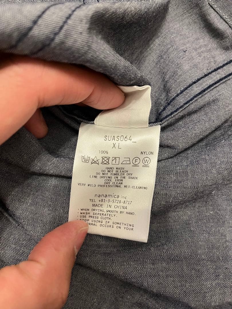 【新品】 nanamica カバーオールジャケット XL SUAS064