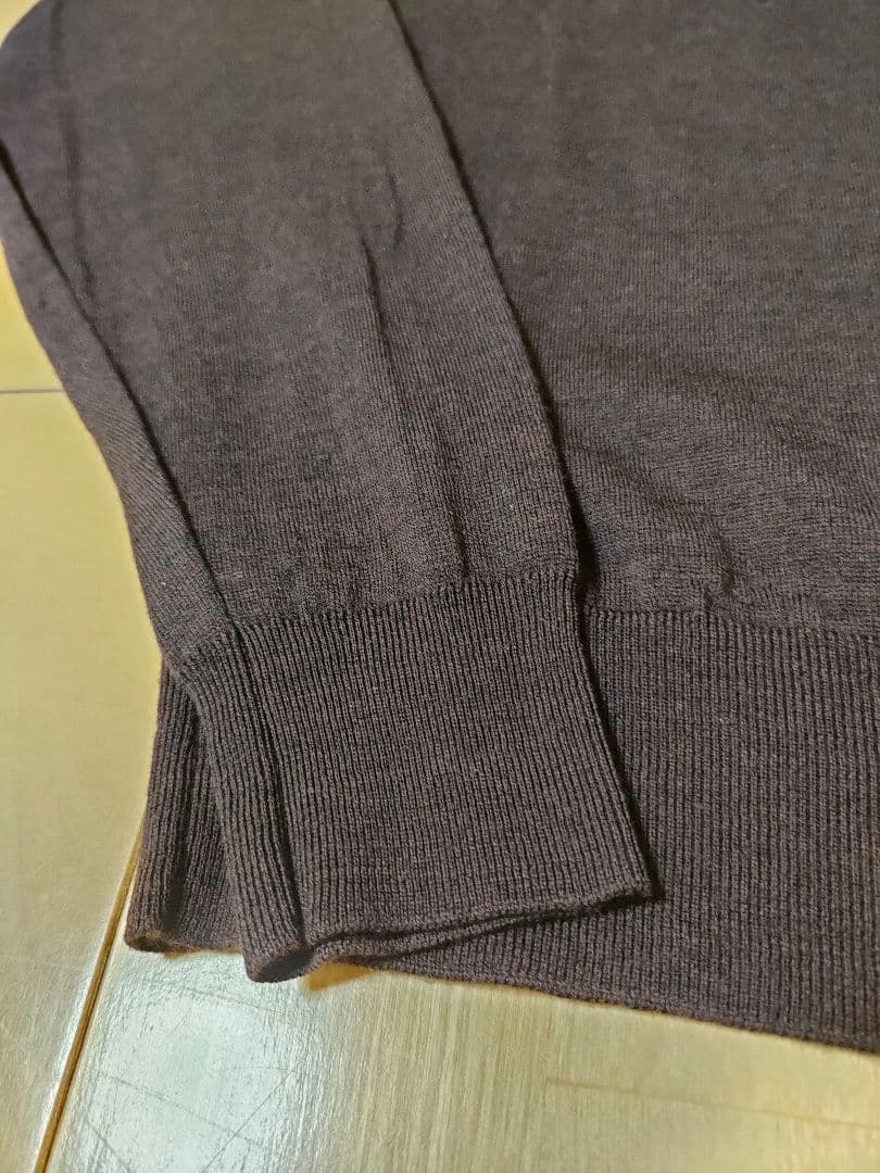 JOHN SMEDLEY　ジョンスメドレー ダークブラウン タートルネックニット