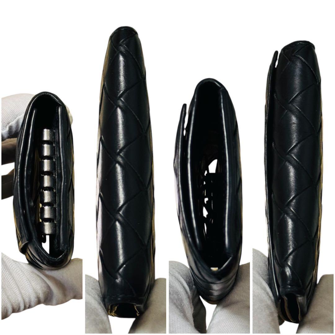 【美品】 ボッテガヴェネタ キーケース イントレチャート 6連 レザー