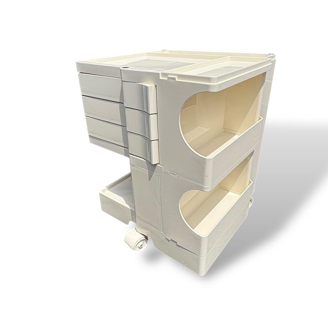 ボビーワゴン リプロダクト ホワイト デザイン家具 収納ワゴン キャスター