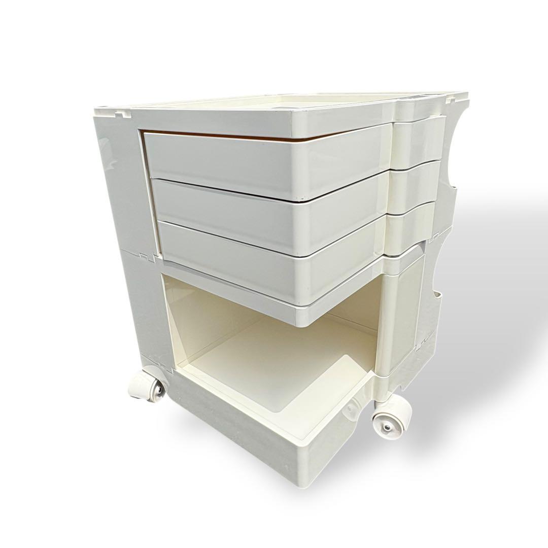 ボビーワゴン リプロダクト ホワイト デザイン家具 収納ワゴン キャスター