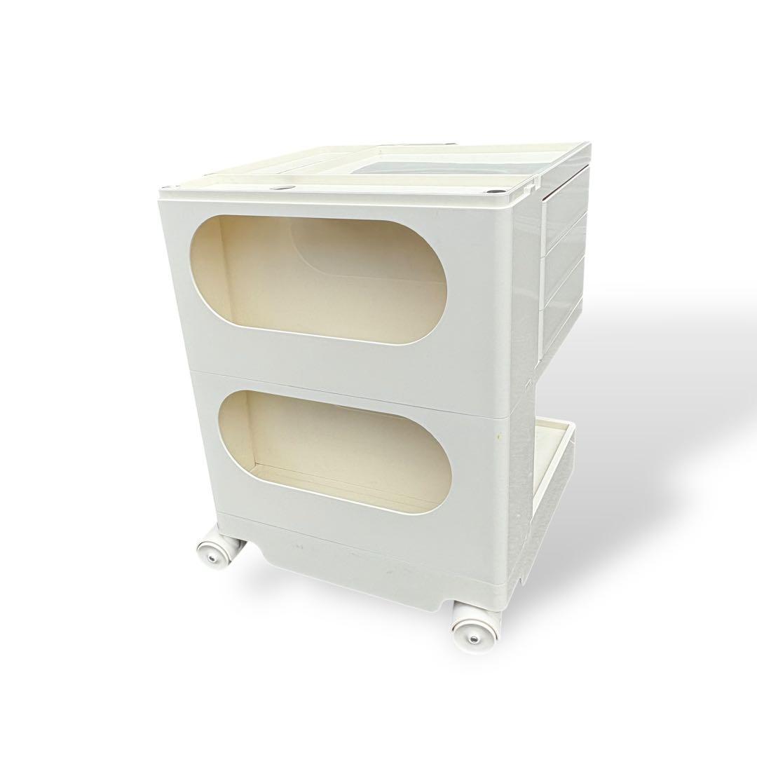 ボビーワゴン リプロダクト ホワイト デザイン家具 収納ワゴン キャスター