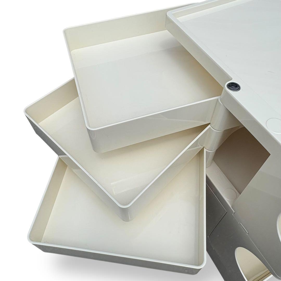 ボビーワゴン リプロダクト ホワイト デザイン家具 収納ワゴン キャスター