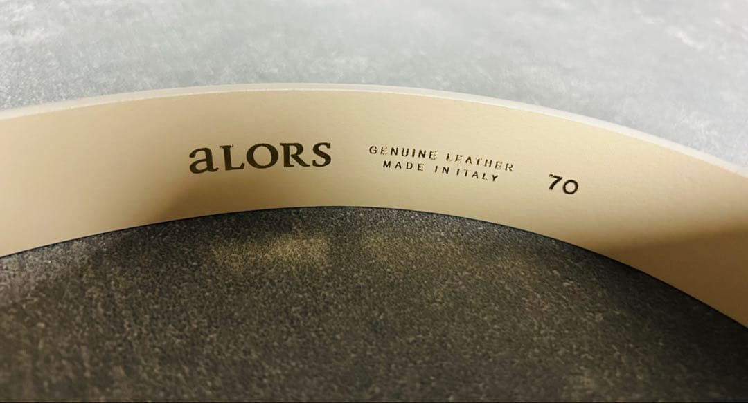 【美品】aLORS Paris Cappuccino(トープ)ベルト70