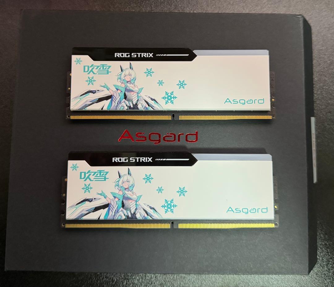 Asgard ROG DDR5 CL-34 7200Mhz 32GB メモリ