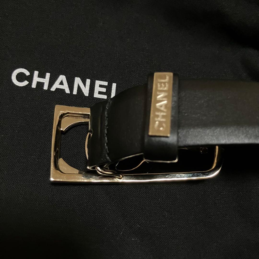CHANELベルト CCマーク ゴールドバックル シャネル
