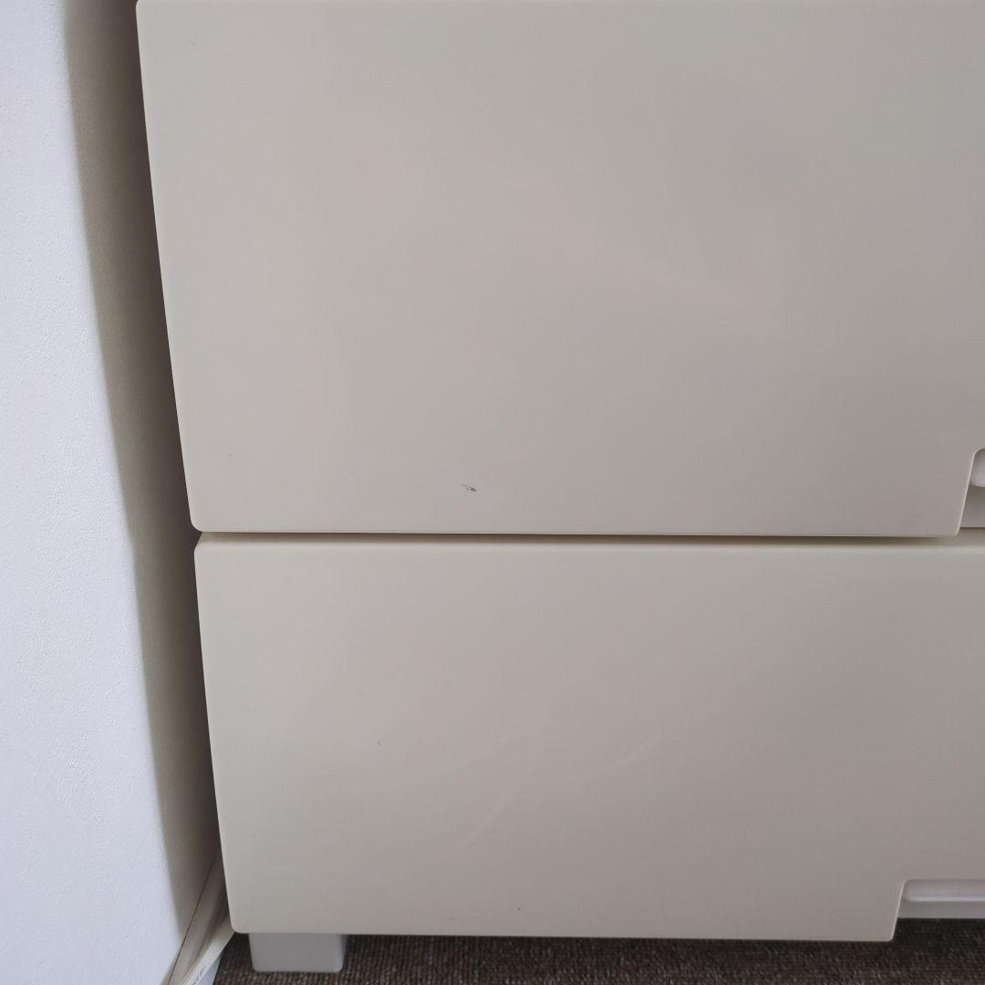 天馬　フィッツプラス　ホワイトチェスト 5段 引き出し付き