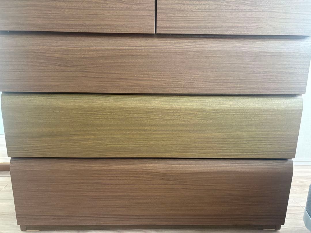 ニトリ ハイチェスト ウィッシュ3 WISH3 100HC-MBRウォールナット