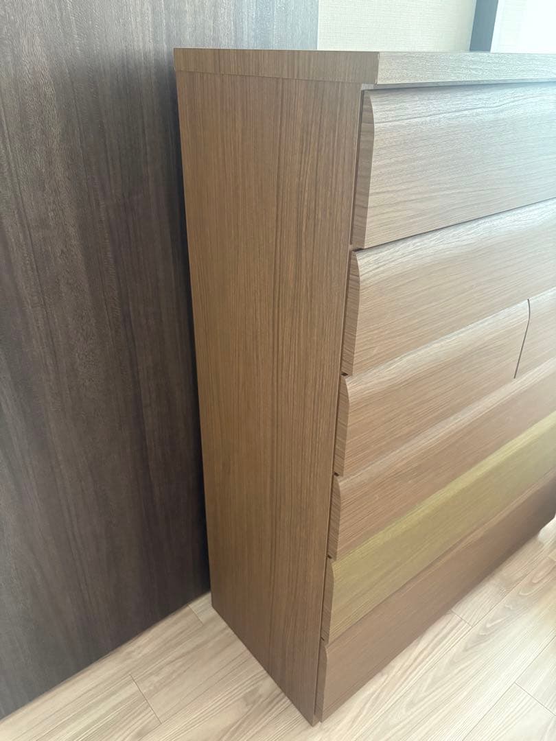 ニトリ ハイチェスト ウィッシュ3 WISH3 100HC-MBRウォールナット