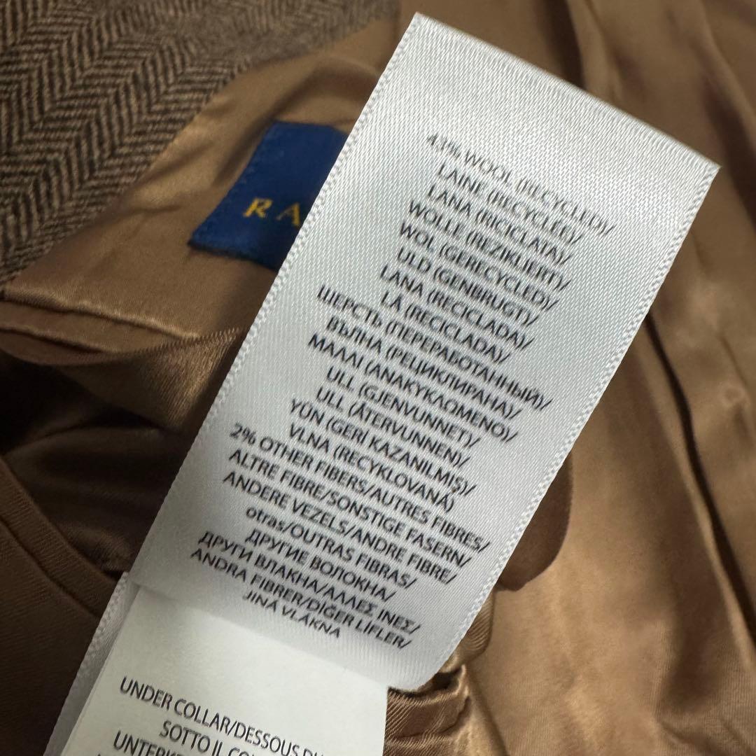 Polo Ralph Lauren テーラードジャケット 40S ヘリンボーン