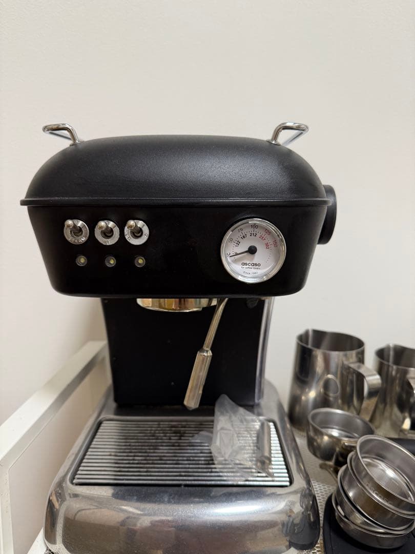 エスプレッソマシーン　ASCASO DREAM dark black 故障品