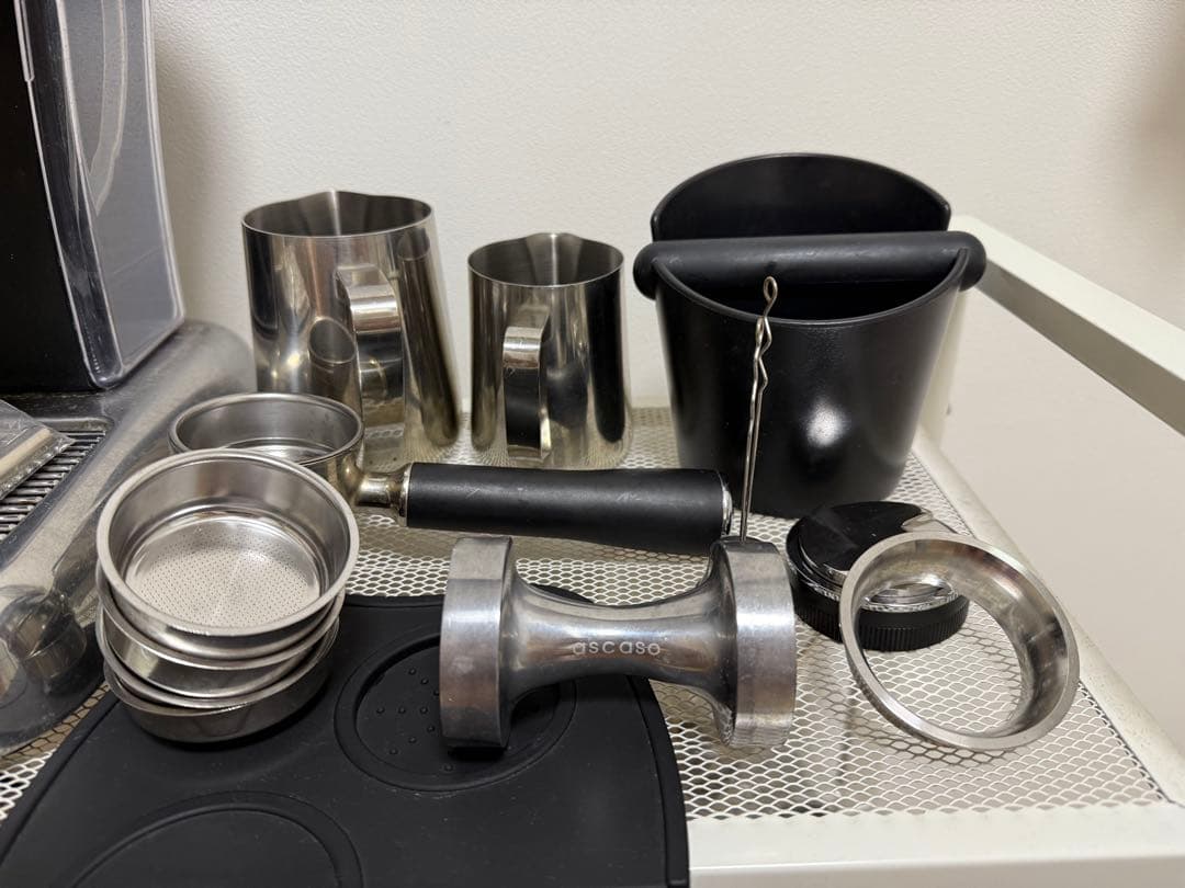 エスプレッソマシーン　ASCASO DREAM dark black 故障品