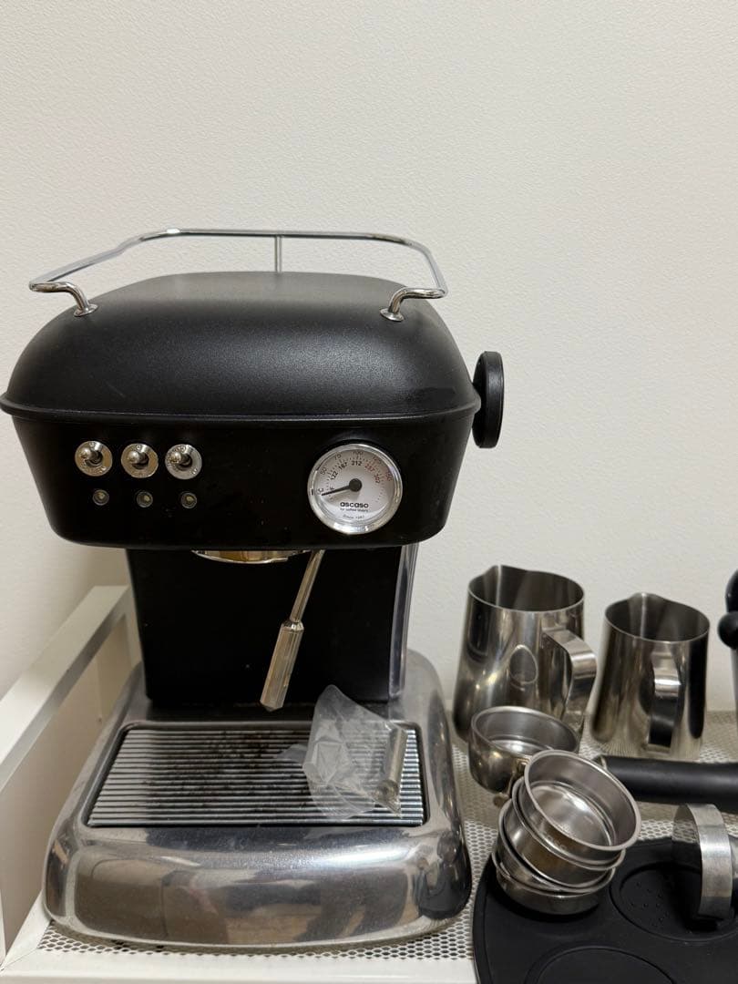 エスプレッソマシーン　ASCASO DREAM dark black 故障品