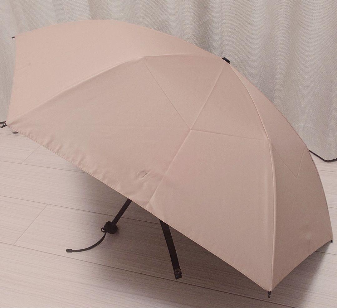 2段折 コンパクト日傘(無地/ピンク)