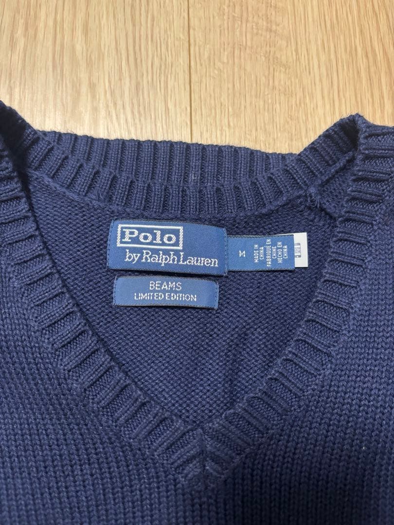 Polo by Ralph Lauren ネイビー ベスト Mサイズ